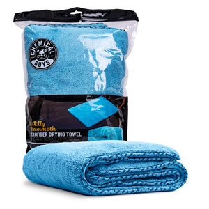 WOOLLY MAMMOTH MICROFIBER DRYING TOWEL, 36" X 25"