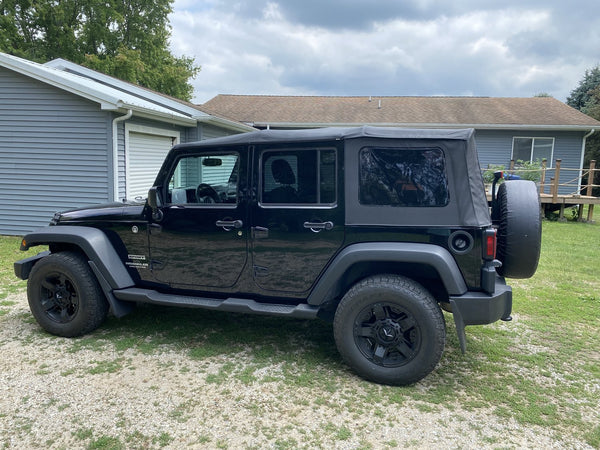 Supertop NX Soft Top with Tinted Windows for 07-18 Jeep Wrangler Unlimited JK 4 Door