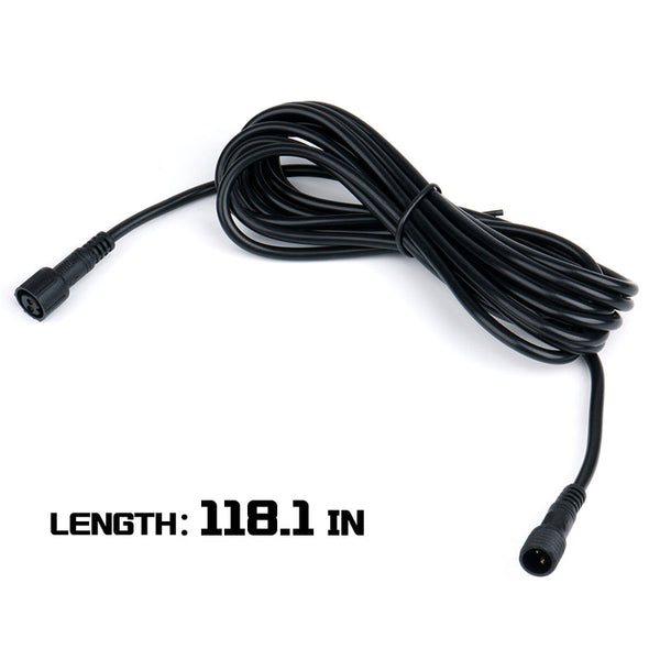 10 FT 2 Pin Extension Cable For 52013 Covert Series Strobe Lights