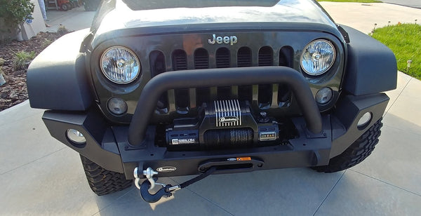 Modular Winch Ready Front Bumper for 07-18 Jeep Wrangler JK