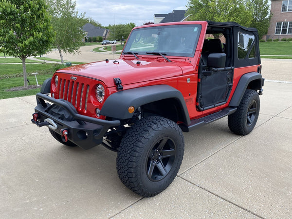 QRC Front Winch Ready Bumper for 07-18 Jeep Wrangler JK