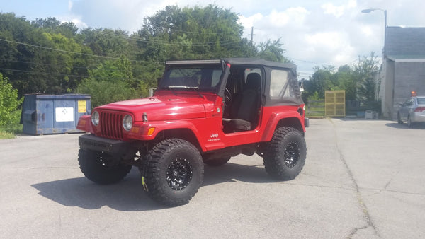 Wheel in Black with Machined Accents for 55-86 Jeep CJ