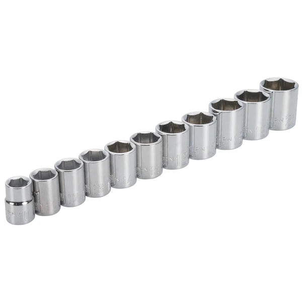 CRAFTSMAN 11-Piece Metric 3/8-in Drive 6-point Set Shallow Socket Set