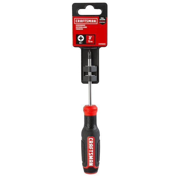 CRAFTSMAN #1 Bi-material Handle Phillips Screwdriver