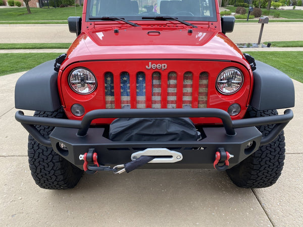 QRC Front Winch Ready Bumper for 07-18 Jeep Wrangler JK