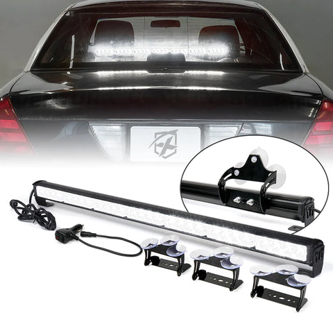 31.5" LED Traffic Advisor Light Bar with Suction Cup Mount