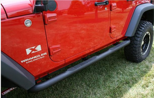 Rugged Ridge 11591.06 Side Step Bars in Textured Black for 07-18 Jeep Wrangler JK 4-Door