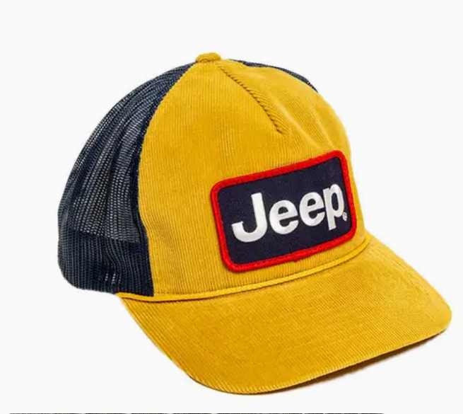 Hat - Jeep Richardson Troutdale Patch Amber Gold/Navy