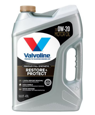 Valvoline Restore & Protect Full Synthetic Engine Oil 5W-30 5 Quart