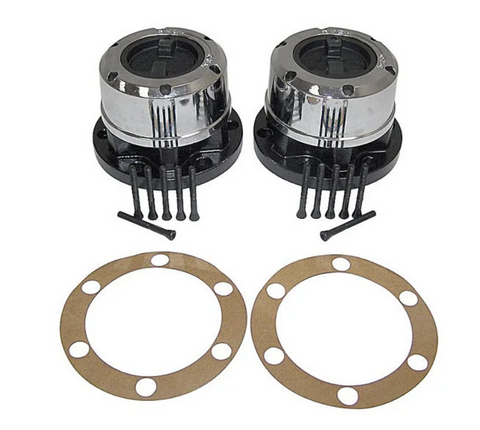 Crown Automotive 400502 Manual Locking Hub Set for 72-80 Jeep CJ Series