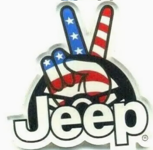 Magnet - Jeep Wave USA (Acrylic)