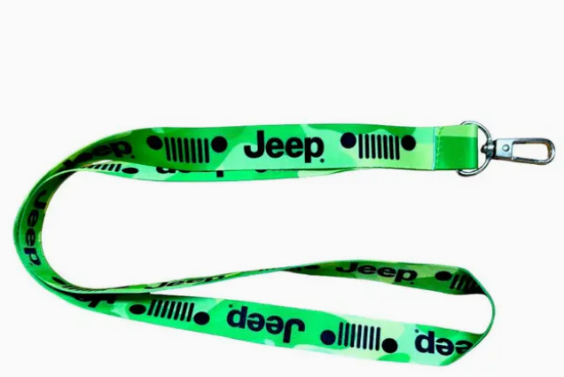 Lanyard - Jeep Gecko Green Camo