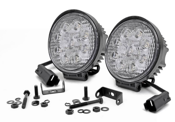 4 Inch Chrome Series LED Light Round | Pair