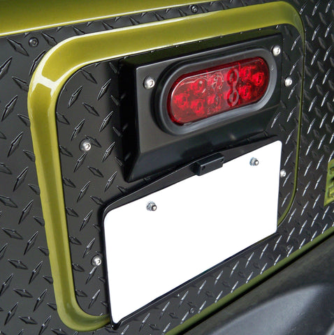 Warrior Products 1460 Center Tailgate Mount 3RD Brake Light for 07-18 Jeep Wrangler JK