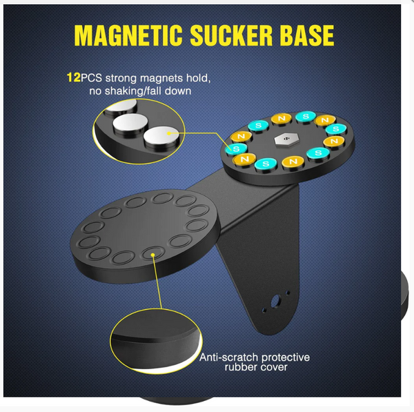 Magnetic Base Side-Mounted Bracket (Pair)