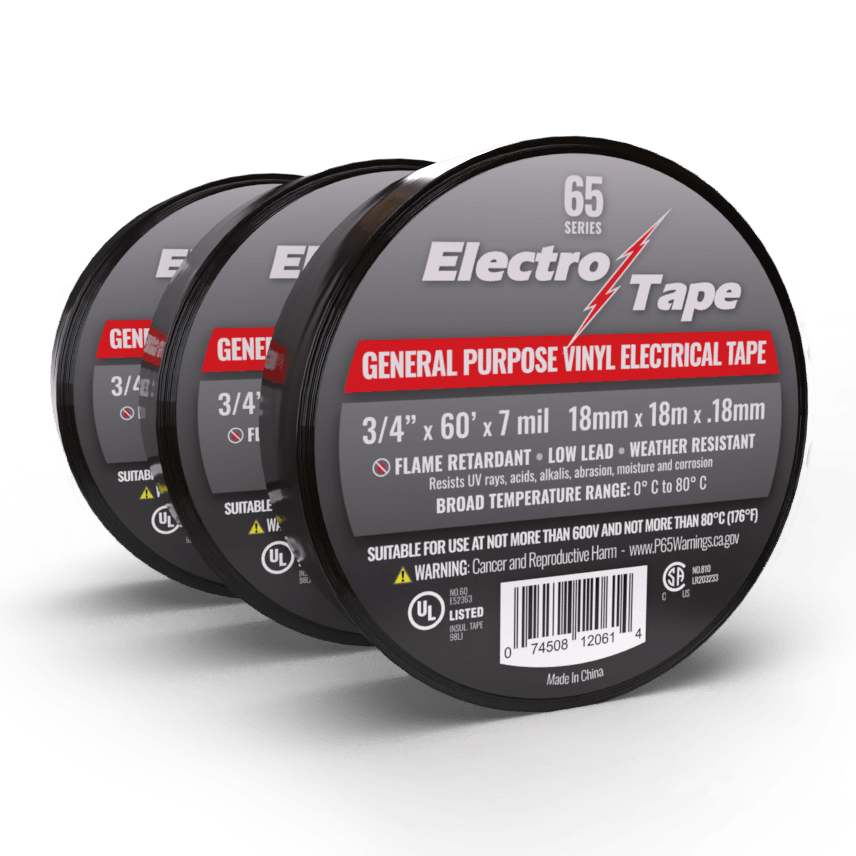 General Purpose Electrical Tape – 65 Series – 7 mil