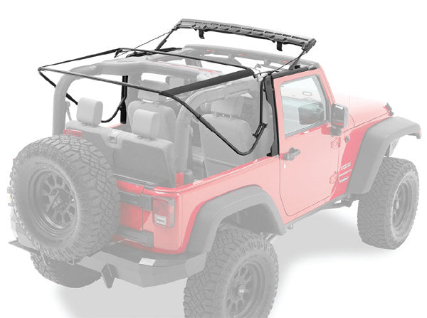 Supertop NX Twill Soft Top for 07-18 Jeep Wrangler JK 2 Door