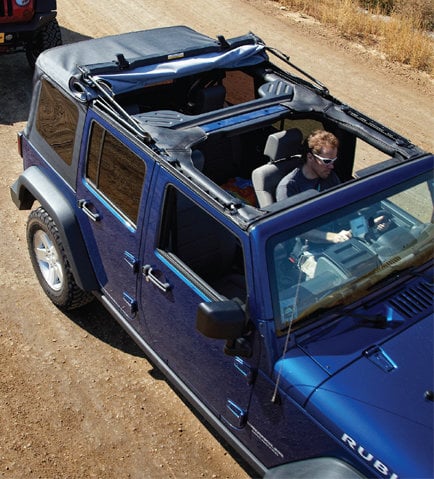 Supertop NX Soft Top with Tinted Windows for 07-18 Jeep Wrangler Unlimited JK 4 Door