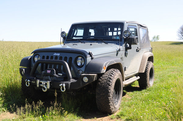 Modular Winch Ready Front Bumper for 07-18 Jeep Wrangler JK