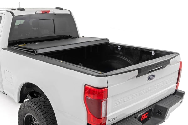 Hard Tri-Fold Flip Up Bed Cover 6'10" Bed | Ford F-250/F-350 Super Duty (17-25)