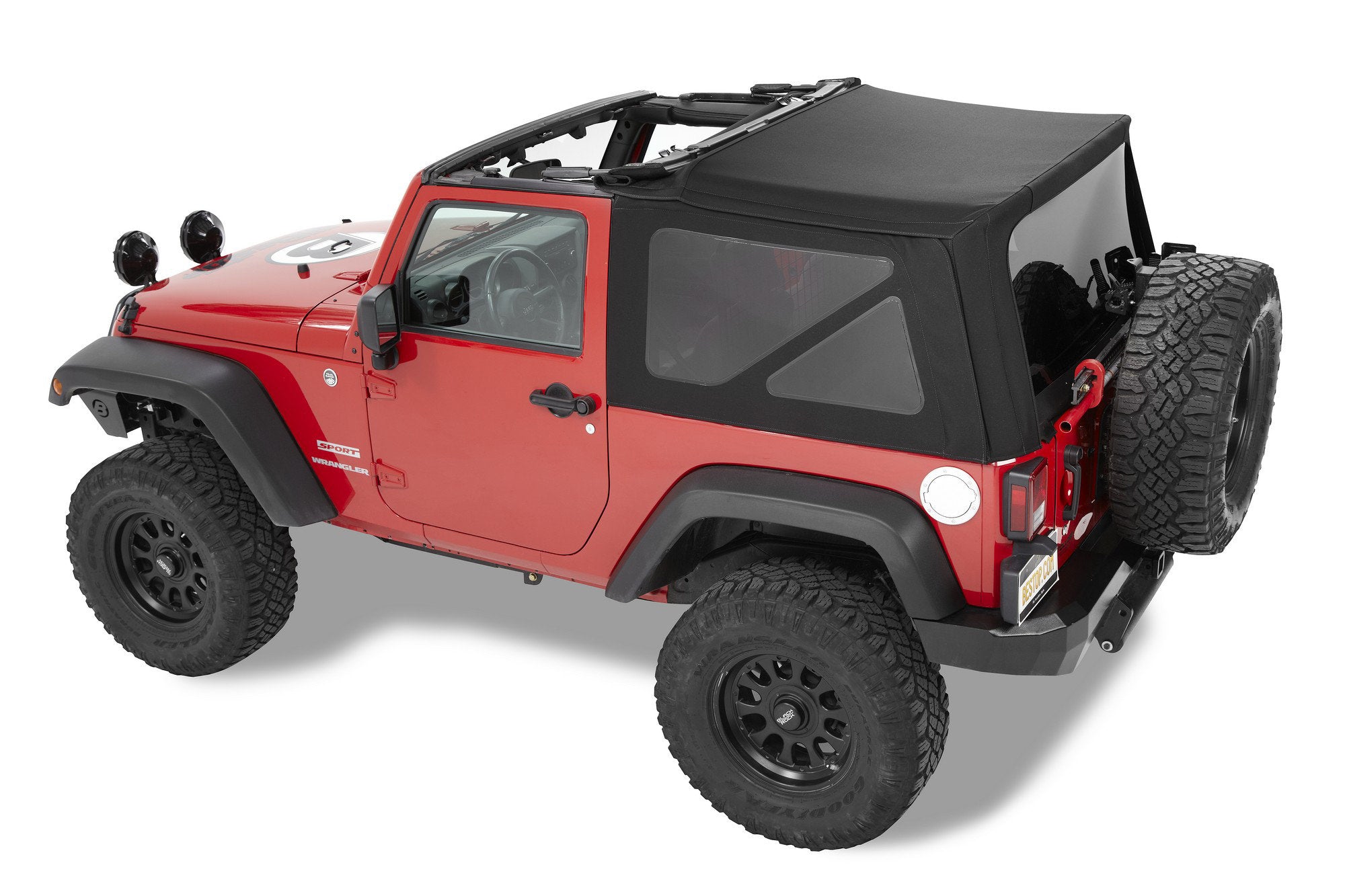 Supertop NX Twill Soft Top for 07-18 Jeep Wrangler JK 2 Door