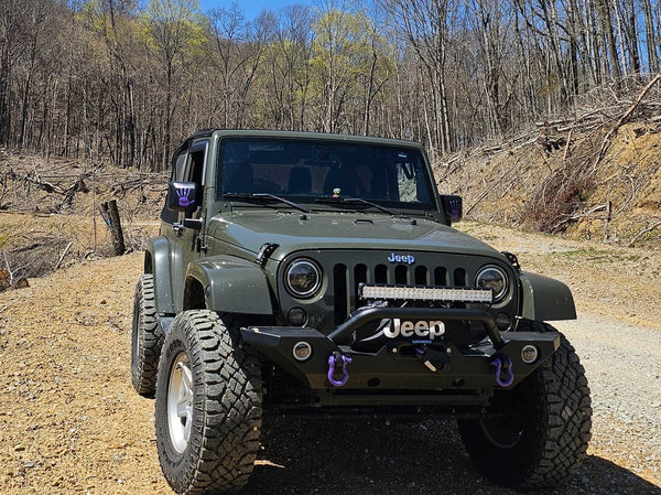 Jeep Licensed by RedRock Winch Cover with Jeep Logo