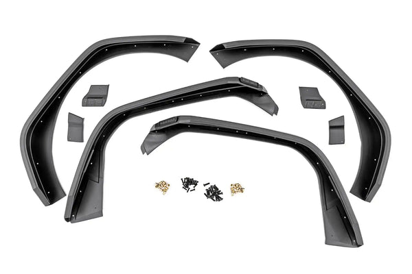 High Clearance LED Flat Fender Flare Kit UV Treated | | Jeep Wrangler JL (18-24)