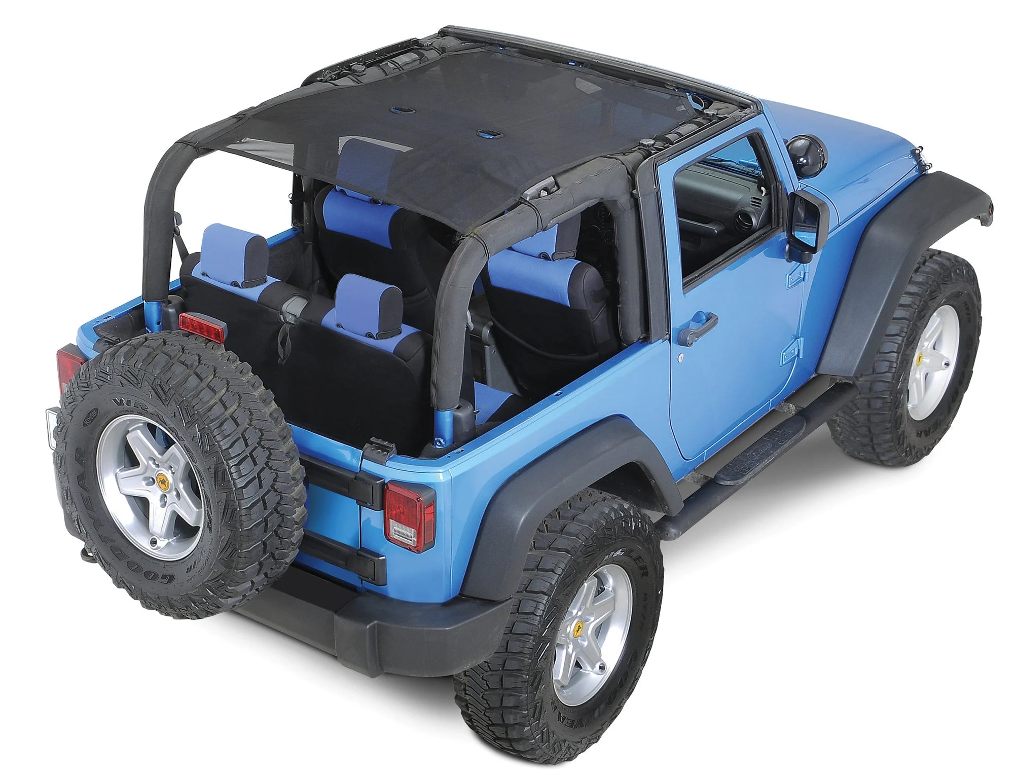 Rugged Ridge 13579.06 Full Eclipse Sun Shade in Black for 07-18 Jeep Wrangler JK 2-Door