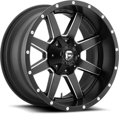 Fuel® Off-Road D53817902650 Maverick Wheel In Matte Black with Machined Accents 17x9 with 5.0in Backspace for 07-24 Jeep Wrangler JK, JL, & Gladiator JT