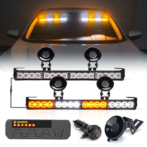 Dual LED Traffic Advisor Strobe Lights | Contract G1 Series