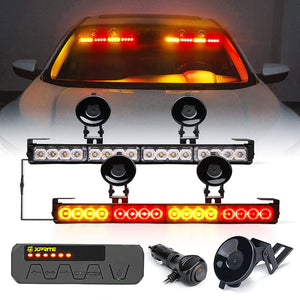 Dual LED Traffic Advisor Strobe Lights | Contract G1 Series