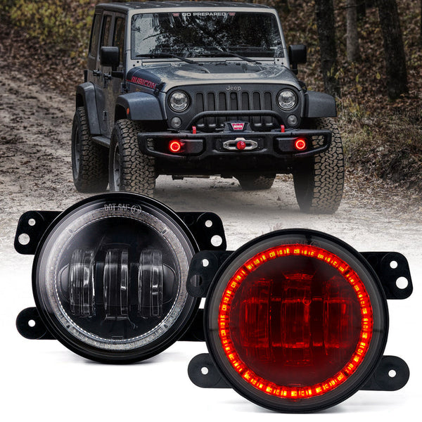 4 Inch Halo LED Fog Lights | Escapade Series