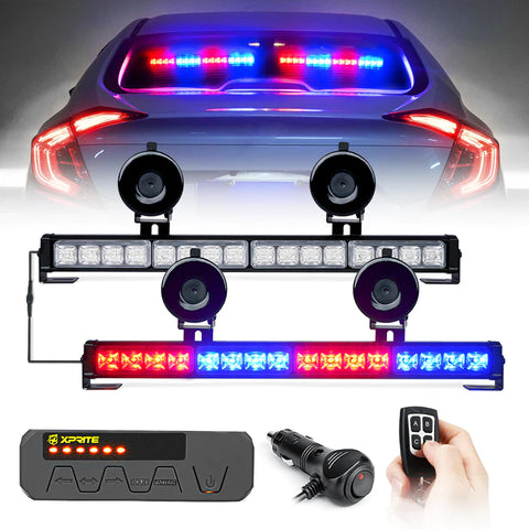 Dual LED Traffic Advisor Strobe Lights | Contract G1 Series