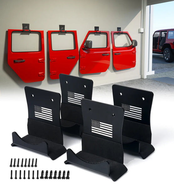 Wall Mount Storage Door Hangers for Jeep