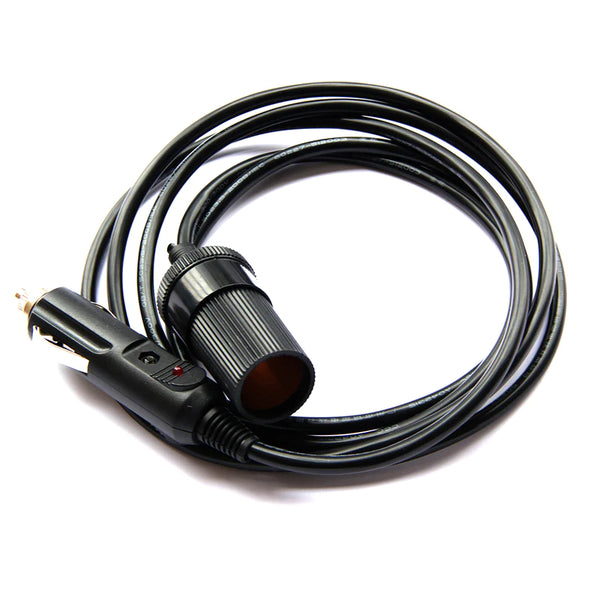 12V 6.5' Cigarette Extender Extension Cord/Cable/Wire with Cigarette Lighter Plug