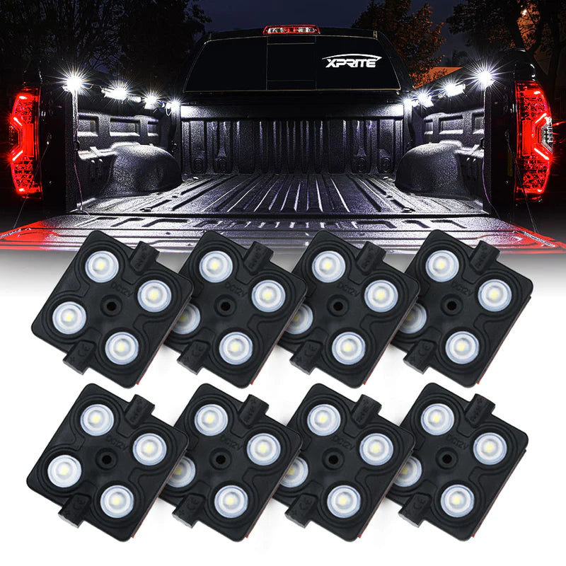 8pc Trunk LED Light Pod Set