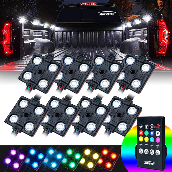 8pc Trunk LED Light Pod Set