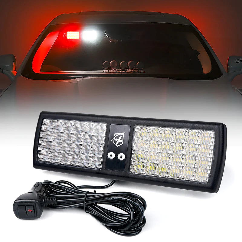 Windshield Visor 48 LED Strobe Lights | Decoy Series