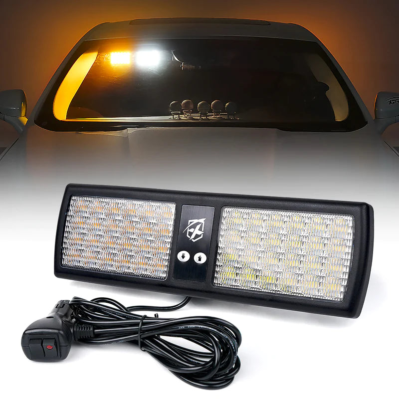 Windshield Visor 48 LED Strobe Lights | Decoy Series