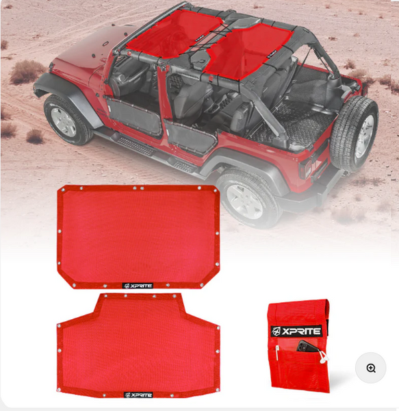 Jeep Wrangler SunShade Top for JK 4D