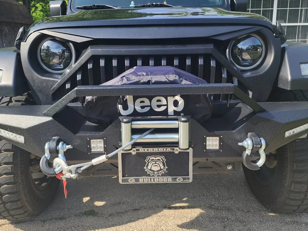 Jeep Licensed by RedRock Winch Cover with Jeep Logo