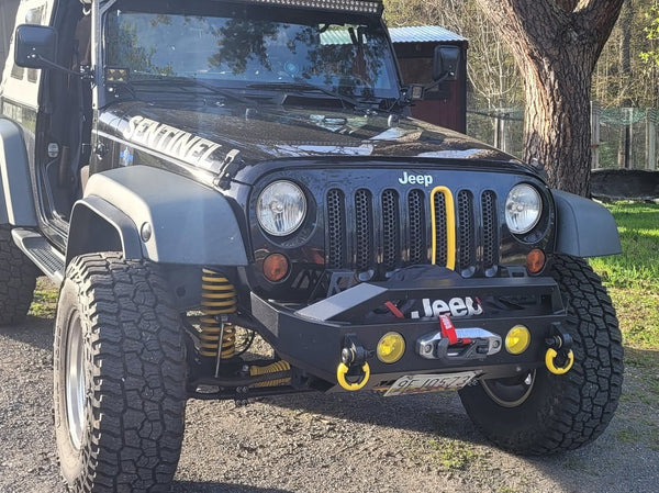 Jeep Licensed by RedRock Winch Cover with Jeep Logo