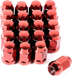 Rugged Ridge 16715.24 20 Piece Lug Nut Set 1/2"x20 Thread in Red