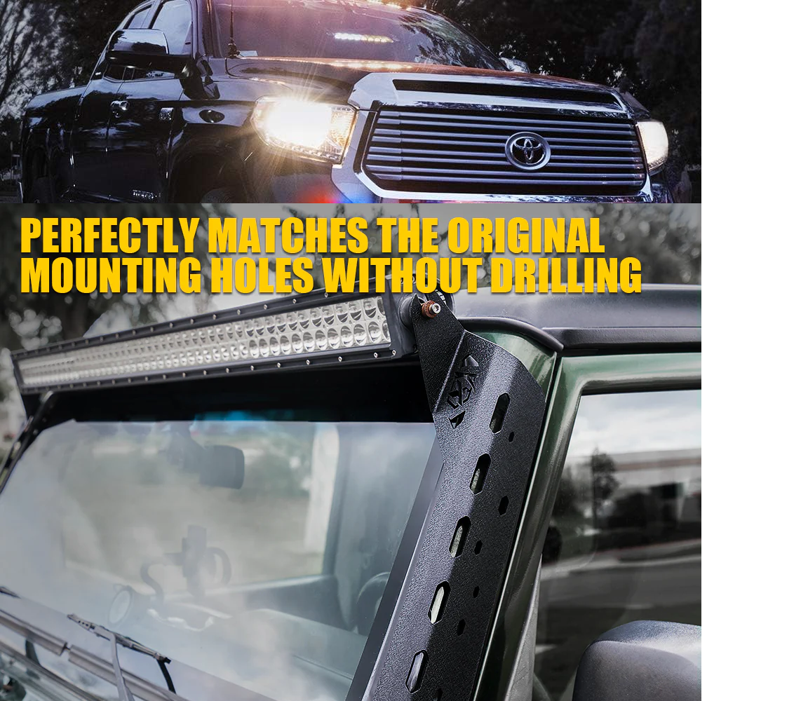 50" Light Bar Mounting Bracket for Jeep TJ/LJ