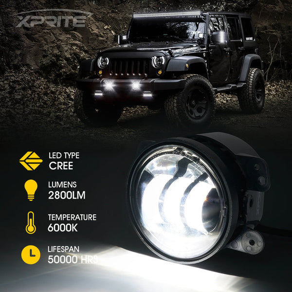 4" LED Fog Light for Jeep | Explore Series