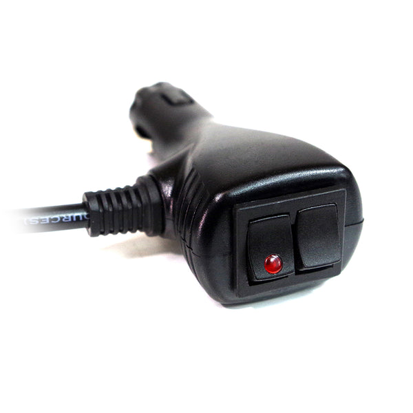 12V 10ft Cigarette Lighter Extension Wire With On Off Switches