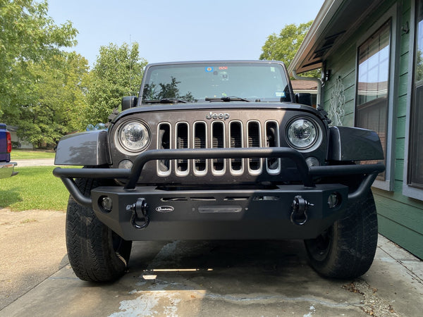 QRC Front Winch Ready Bumper for 07-18 Jeep Wrangler JK