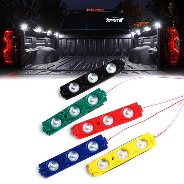 8 LED Rock Light Pods Truck Bed Lighting Kit with Switch