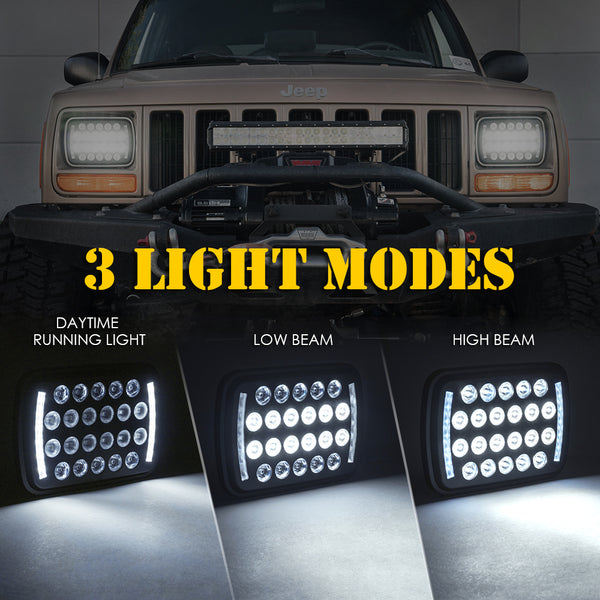 5X7" LED Headlights | Insight Series