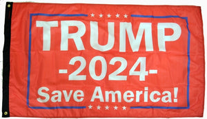 3×5′ Trump Save America Flag   red